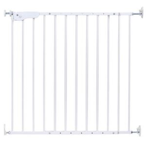 Barriere de porte/escalier en métal blanc 75x110 cm - Childhome