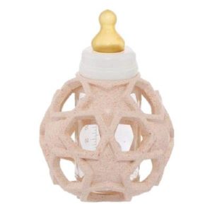 Biberon en verre 2 en 1 120 ml Star ball 0 à 3 mois Pink - Heveaplanet
