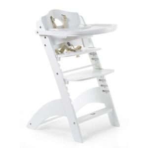 Chaise bébé évolutive lambda 3 tablette pvc blanc - Childhome