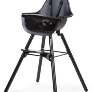 Chaise haute 2-en-1 évolutive 2 noir - Childhome