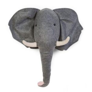 Deco murale feutre Elephant pour la chambre de bébé - Childhome