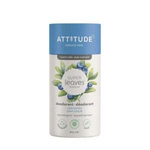 Déodorant solide Super leaves sans parfum 85 g - Attitude