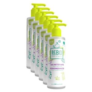 Eau nettoyante bébé pour visage, corps et siège - 6x500ml