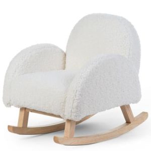 Fauteuil à bascule pour enfant Teddy ecru - Childhome