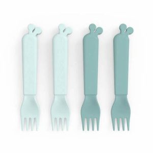 Fourchettes Kiddish set de 4 Raffi blue - Done by Deer