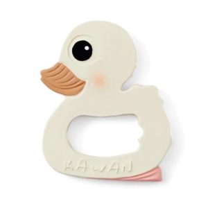 Hochet de dentition en caoutchouc naturel Canard - Heveaplanet