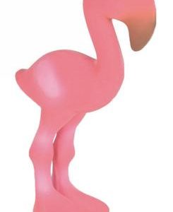 Jouet de dentition / de bain en caoutchouc naturel flamant rose - Tikiri