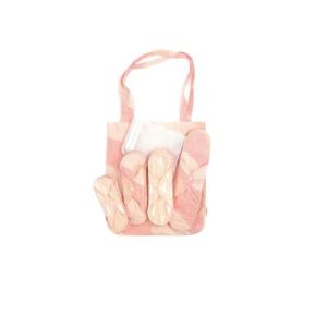Kit de départ - serviettes hygiéniques lavables - coton BIO - Gouttes Rose