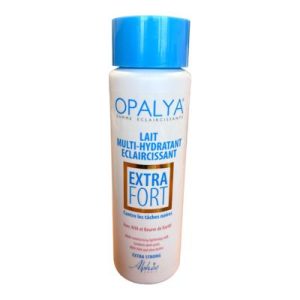 Lait éclaircissant nourrissant – extra fort – 500ml Opalya Bleu