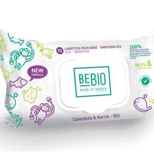 Lingettes bébé légèrement parfumées - 72 lingettes
