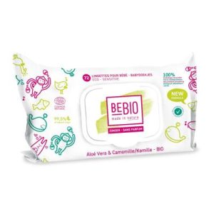 Lingettes bébé sans parfum - 72 lingettes