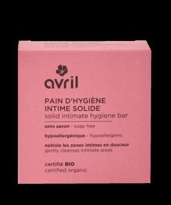 Pain d'hygiène intime solide 110 g - Certifié bio - Avril