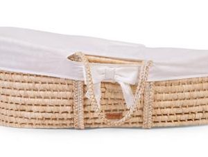 Panier Moise + matelas et Habillage jersey ecru - Childhome