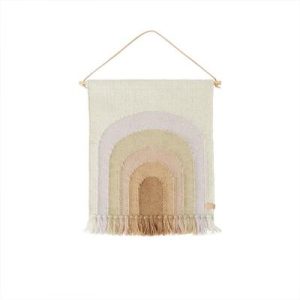 Petit tapis Follow The Rainbow lavande - OYOY