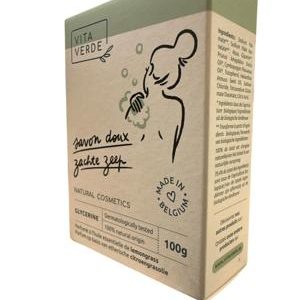 Savon Doux à la Glycérine - 100g - Vegan Organic - Vita Verde