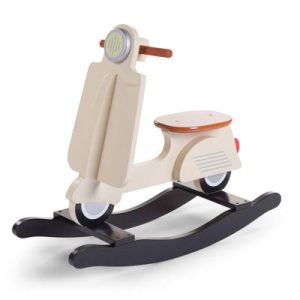 Scooter à bascule en bois Crème   - Childhome
