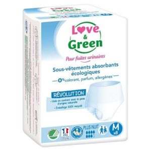 Sous-Vêtements absorbants adulte Plus Nuit "Taille M" - 8 pc