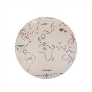 Tapis de chaise le monde - OYOY