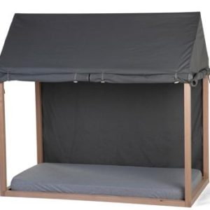 Toile pour lit cabane anthracite (70 x 140 cm) - Childhome