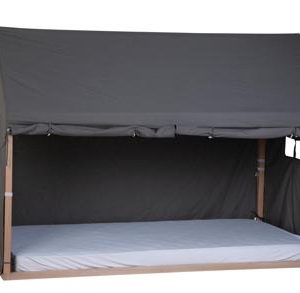 Toile pour lit cabane anthracite (90 x 200 cm) - Childhome
